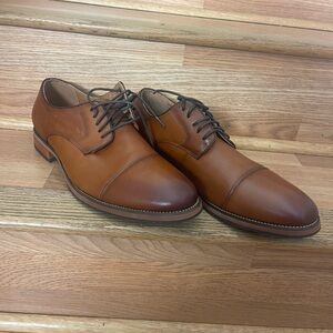 Florsheim Men’s Cognac Cap Toe Leather Oxfords Size 13D
